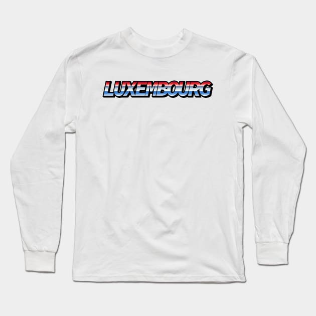 Luxembourg Long Sleeve T-Shirt by Sthickers